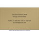 Bold Name Double Sided Shimmer Contact Cards Image 2 of 6